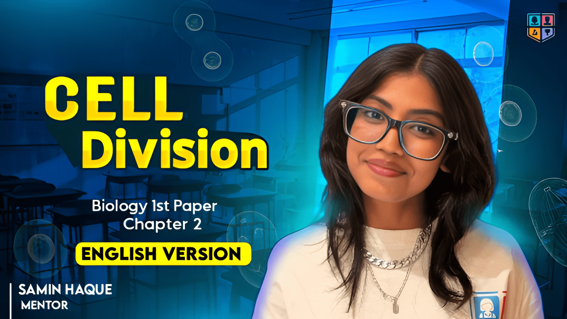 Cell Division biology lecture YouTube thumbnail